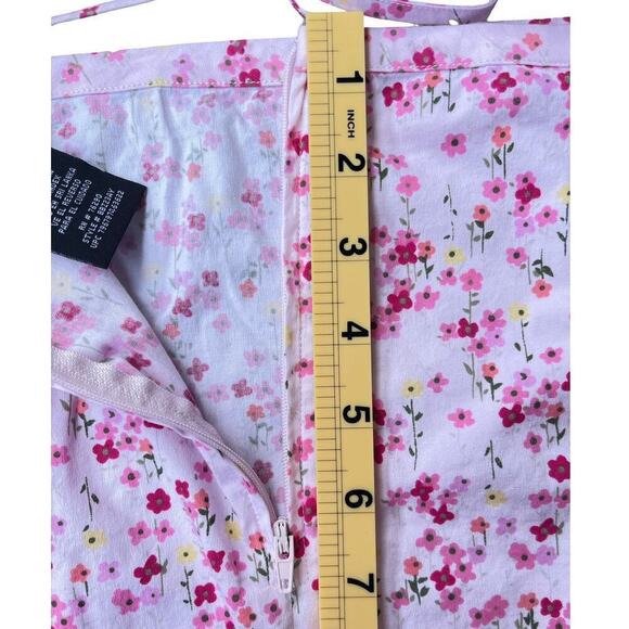 No Boundaries Vintage Y2K Pink Floral Skirt – Juniors L Tag / Fits Women Medium - Picture 9 of 12